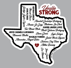 NEW DESIGN - Uvalde Strong with Names